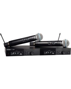 Shure SLXD24D/B58-J52 Dual Wireless System with 2 Beta 58 Microphones. J52 Band