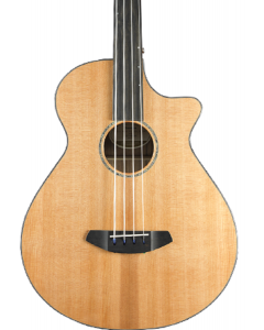 Breedlove Solo Jumbo Fretless Bass CE Red cedar-Ovangkol