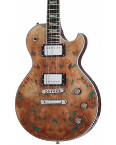 Schecter Solo II Custom Electric Guitar Natural Burl