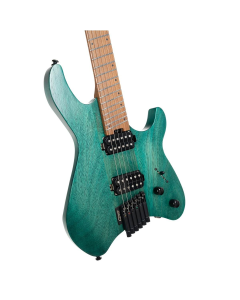 Cort Space 6GTR Multi-Scale Electric Guitar w/Gig-bag. Semi Gloss Turquoise