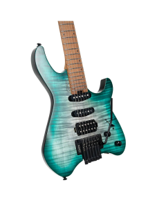 Cort Space 6GTR Electric Guitar w/Gig-bag. Semi Gloss Lagoon