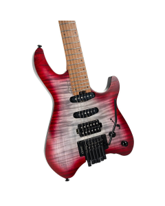 Cort Space 6GTR Electric Guitar w/Gig-bag. Semi Gloss Lava