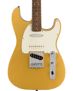 Squier Paranormal Custom Nashville Stratocaster Electric Guitar, Laurel Fingerboard, Parchment Pickguard, Aztec Gold