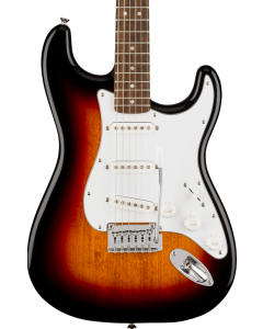 Squier Affinity Series Stratocaster Electric Guitar Laurel Fingerboard, White Pickguard, 3-Color Sunburst