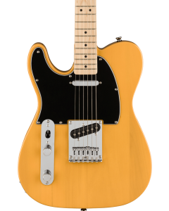 Squier Affinity Series Left-Handed Telecaster Maple Fingerboard Electric Guitar Butterscotch Blonde