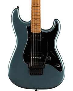 Squier Contemporary Stratocaster HH FR. Roasted Maple Fingerboard, Black Pickguard, Gunmetal Metallic