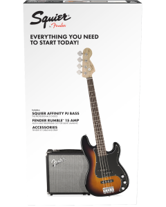 Squier Affinity Precision Bass PJ Package Brown Sunburst