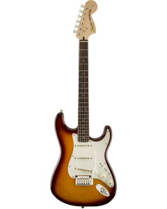 Squier Standard Stratocaster FMT Electric Guitar Amber Trans