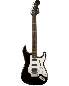 Squier Black and Chrome Standard Stratocaster HSS (Black)