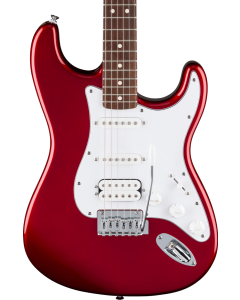 Fender Standard Stratocaster HSS Electric Guitar. Laurel Fingerboard, White Pickguard, Candy Cola