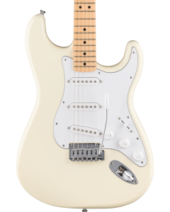 Fender Standard Stratocaster Electric Guitar. Maple Fingerboard, White Pickguard, Olympic White