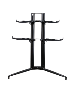 Quik Lok STAY-PIANO-1200-02-BLK Stay Piano 1200 Keyboard Stand. 2 Tier Black