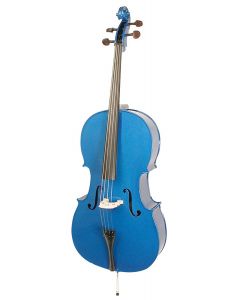 Stentor 1490CBU Harlequin Cello. 3/4 Blue