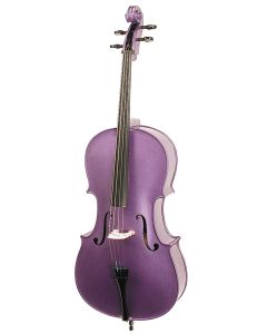 Stentor 1490CPU Harlequin Cello. 3/4 Purple