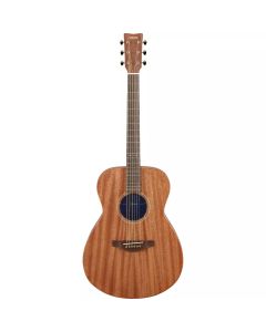 Yamaha Small Body Acoustic Guitar - Solid Mahogany Top - Mahogany B/S - Natural Finish - Passive Pickup