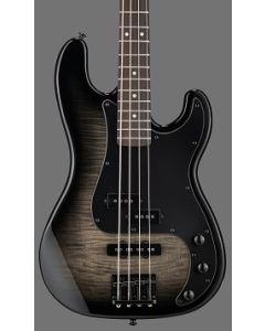 ESP LTD Surveyor 204DX Electric Bass. Black Burst