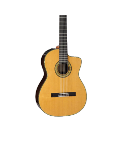 Takamine EH5C Hirade Concert Cutaway Classical Acoustic Electric Guitar with Case. Gloss Natural