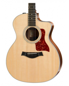 Taylor 214CE DLX Deluxe Grand Auditorium Acoustic-Electric Guitar (Natural)