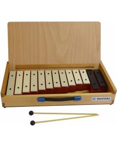 Suzuki TB-125 13 Note Tone Bell Set with Case and Mallets