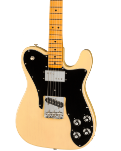 Fender American Original 70s Telecaster Custom Electric Guitar. Maple FB, Vintage Blonde