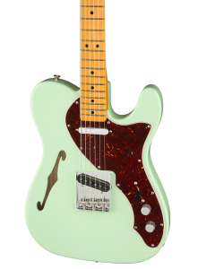 Fender American Original 60s Telecaster Thinline Electric Guitar. Maple FB, Surf Green
