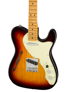 Fender American Original 60s Telecaster Thinline Electric Guitar. Maple FB, 3 Color Sunburst