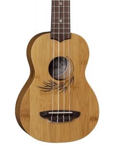 Luna Bamboo Soprano Ukulele w/Gigbag
