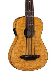 Luna Ukulele Bari-Bass w/Preamp & Gig. Tattoo Spruce