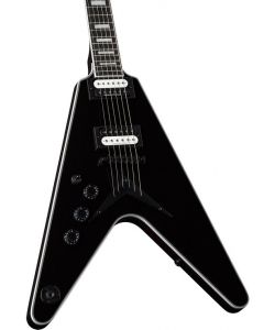 Dean V Select Left-Handed Electric Guitar. Classic Black