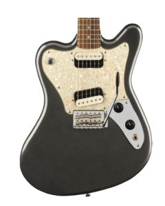 Squier Paranormal Series Super-Sonic Electric Guitar Graphite Metallic