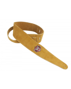 Henry Heller EMBROIDERED SUEDE - TIGER 2.5" GUITAR STRAP