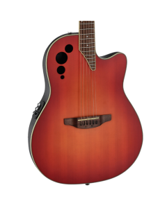 Ovation Applause AE48-1I Traditional Series Super Shallow Acoustic-Electric Guitar Honeyburst