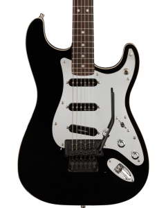 Fender Tom Morello Stratocaster Electric Guitar. Rosewood FB, Black