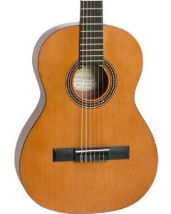 Valencia VC203 200 Series 3/4 Size Classical Guitar. Antique Natural Finish Hybrid Slim Neck