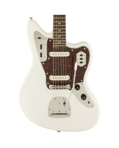 Squier Vintage Modified Jaguar Electric Guitar (Olympic White)