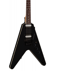 Dean VX Electric Guitar w/ Floyd Rose. Black Satin