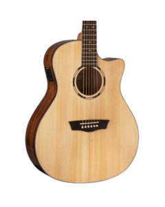 Washburn WLO10SCE Woodline Acoustic Electric Guitar. Natural