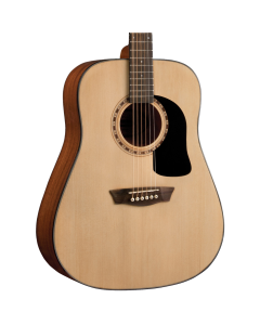 Washburn Apprentice 5 Series AD5K-A Acoustic Guitar Natural with Case TGF33