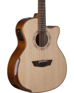 Washburn G15SCE-12 Comfort Deluxe Series Grand Auditorium (12 String) Acoustic Electric Guitar.