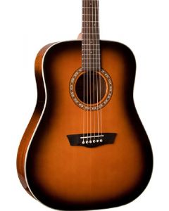 Washburn D7SATB Harvest Dreadnought Acoustic Guitar. Tobacco Sunburst