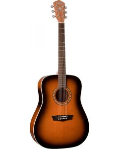 Washburn WD7SATB Harvest Series Dreadnought Guitar. Tobacco Burst