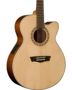 Washburn Harvest Series WG7SCE Grand Auditorium Cutaway Acoustic/Electric Guitar Guitar