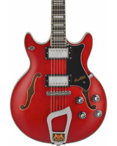 Hagstrom Alavar Compact Semi-Hollow Body Wild Cherry Transparent Gloss Finish