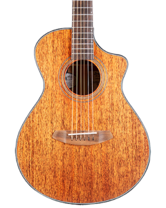 Breedlove Wildwood Companion Satin CE Acoustic Electric Guitar. African Mahogany-African Mahogany TGF11