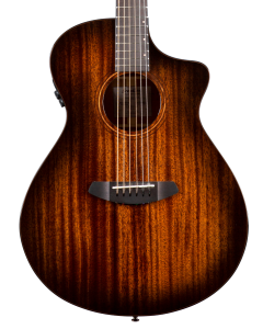 Breedlove Wildwood Pro Concerto Suede CE Acoustic Electric Guitar. African Mahogany