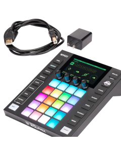 American DJ WMX200 WMX1 MK2; DMX lighting control system featuring a 4.3 color touchscreen display and 37 backlit silicone buttons, it allows intuitive hands-on control of a DMX lighting setup