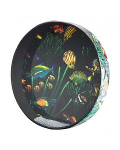 Remo ET-0216-10 Ocean Drum. Fish Graphic 16"