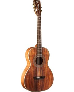 Washburn WP55NS Parlor Koa Acoustic Guitar Natural Satin