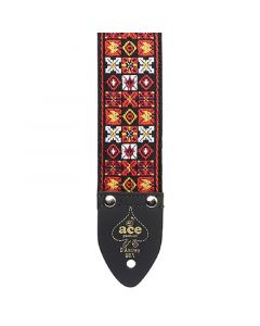 D'andrea Vintage Style Ace Bohemian Guitar Strap