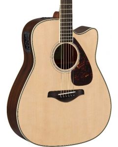 Yamaha FGX830C Folk Acoustic-Electric Guitar Natural